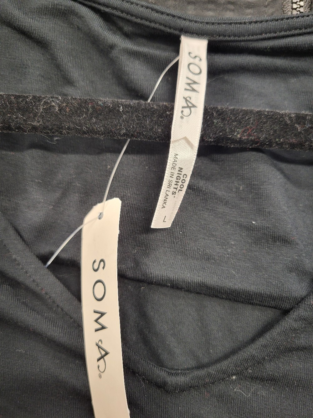 Soma Cool Nights LS Night Gown, Large