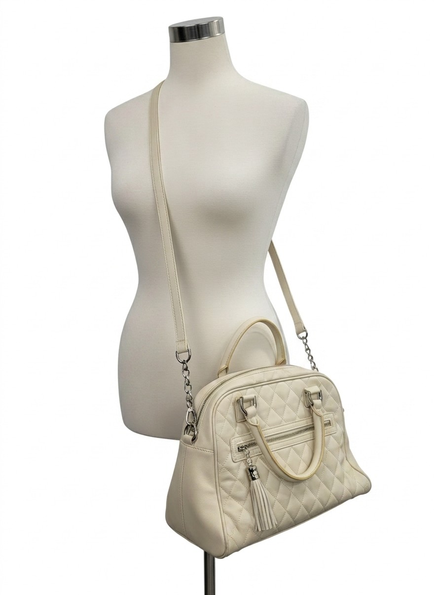 Danier Faux Leather Quilted Bag