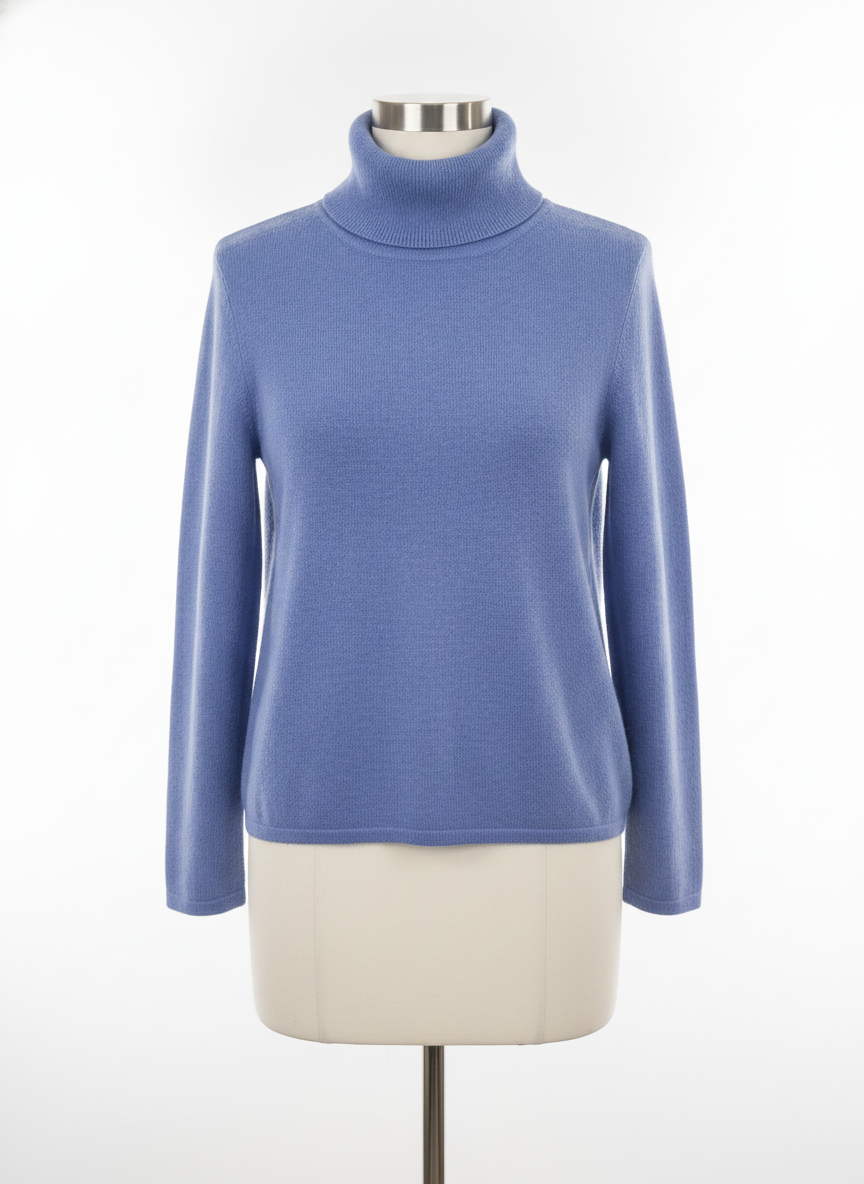 Lord & Taylor Cashmere LS Turtle Neck Top, Large