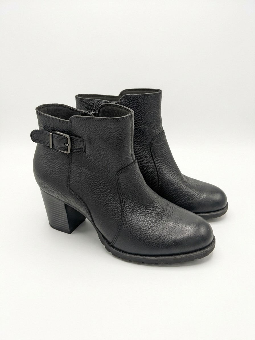 Clarks Heel Ankle Boots, 8