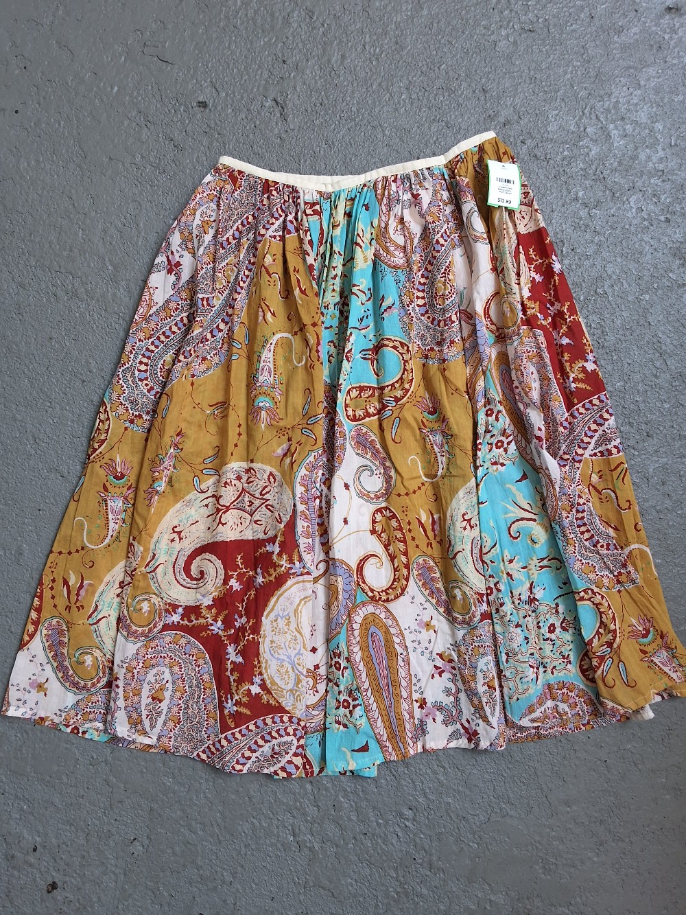 Casbah Cafe Paisley Skirt