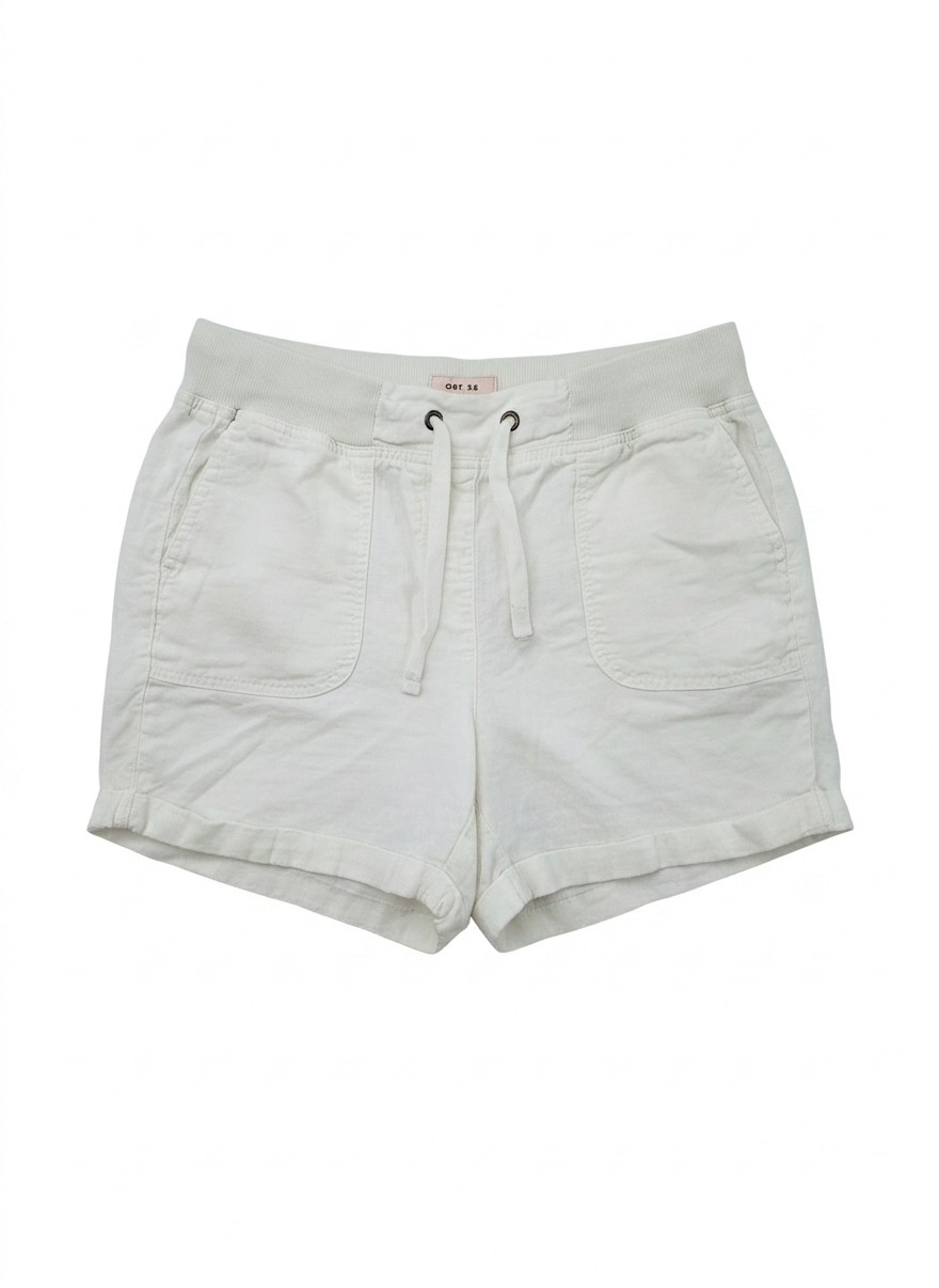 Per Se linen blend shorts