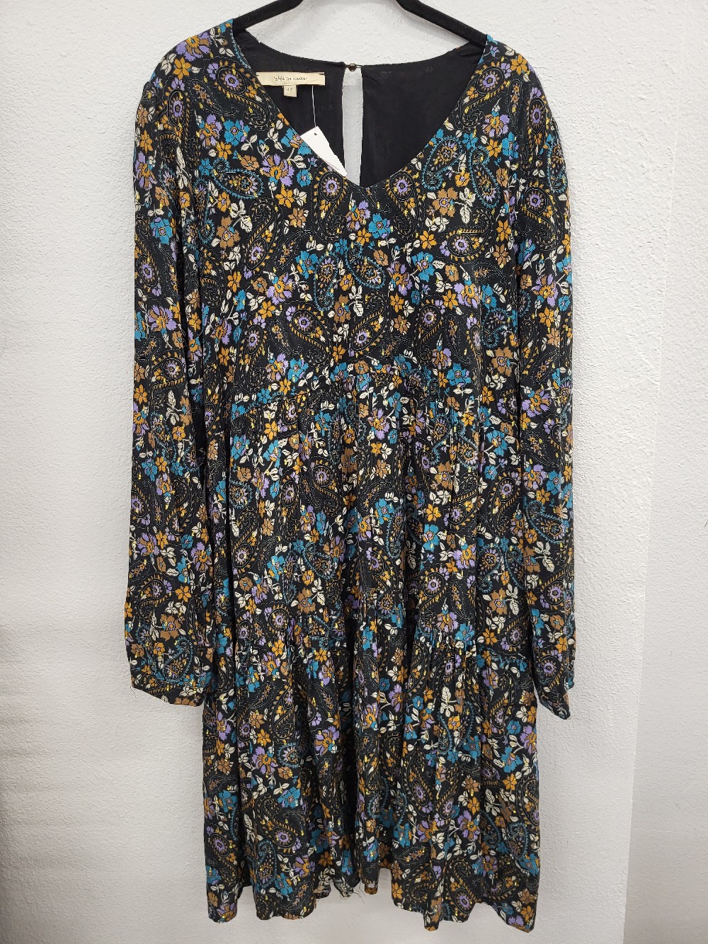 La Feemaraboutee LS Floral Print Dress, 42