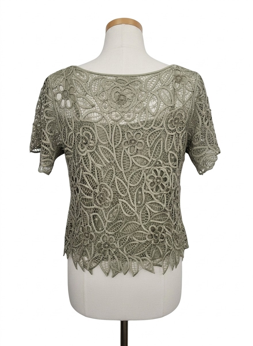 Silken Poetry Silk SS Top, Small