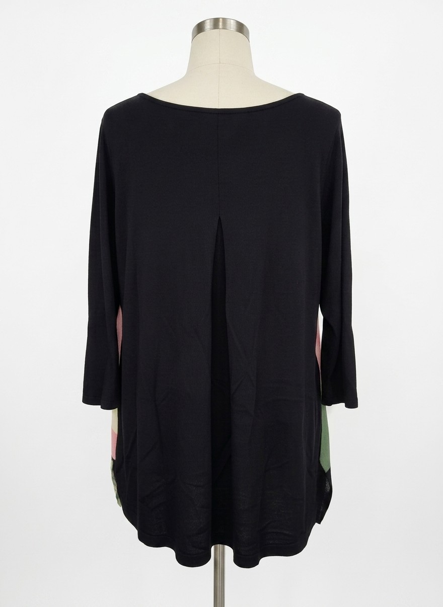 Cristina Paris 3/4 Slv Top, M/L
