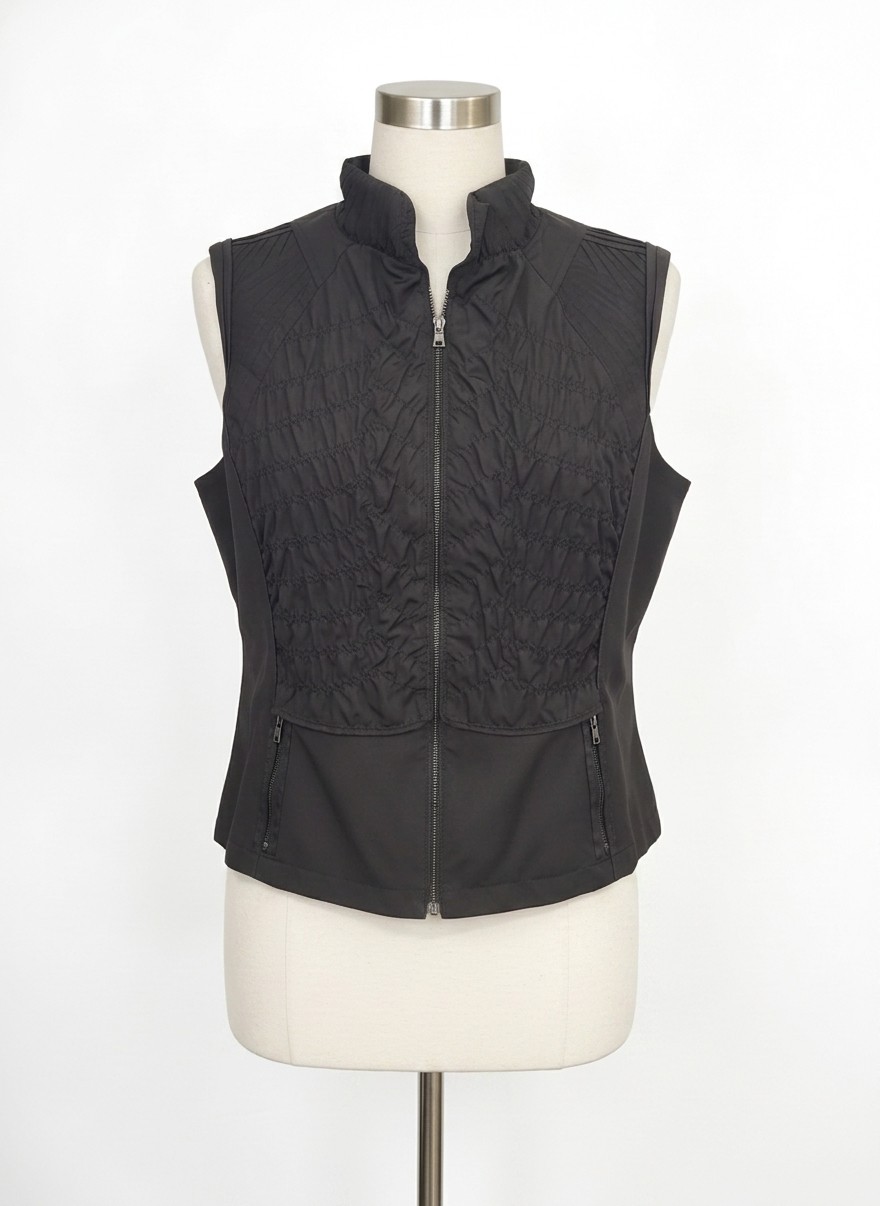 Elie Tahari Windbreaker Vest, Large