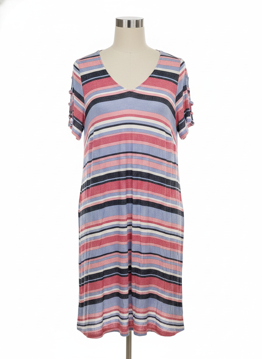 Lane Bryant Striped Dress, 14/16