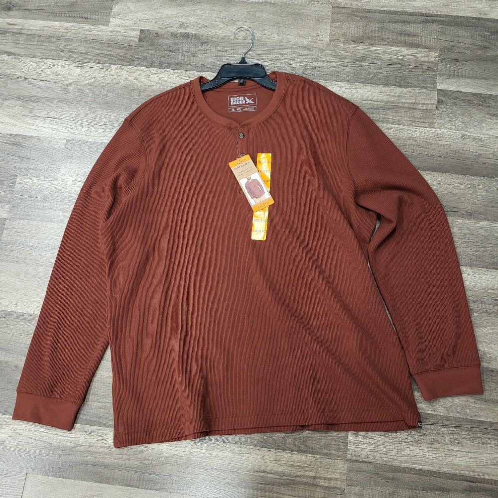 Eddie Bauer Waffle LS Shirt, XXL
