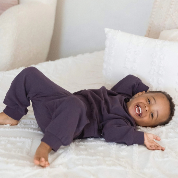 Milana Label Jogger Set- Elderberry