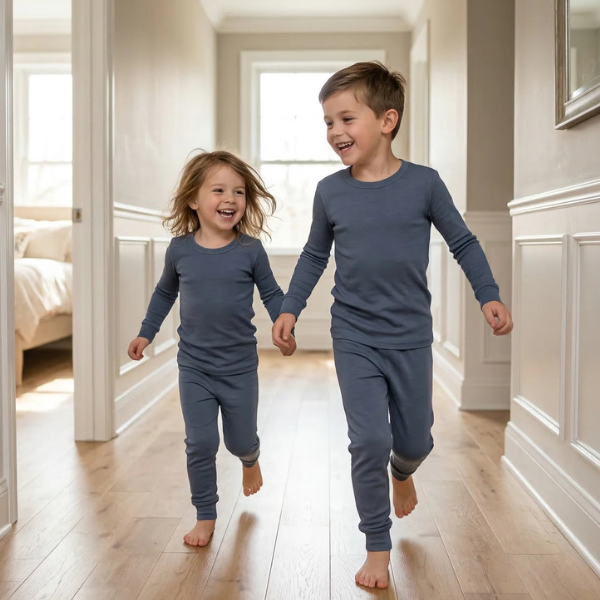 Itsy Bitsy Boutique Boys Pajama Set Serenity Blue