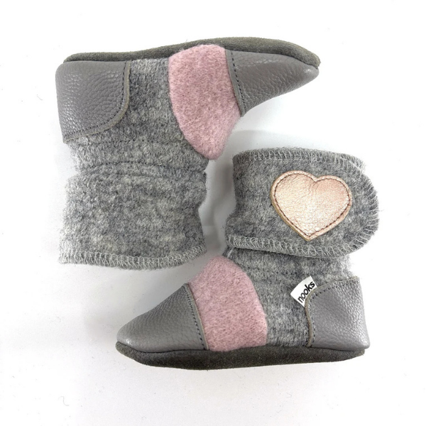 Nooks Felted Wool Booties - Tiny Dancer
