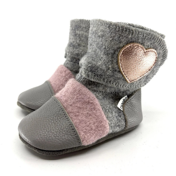 Nooks Felted Wool Booties - Tiny Dancer