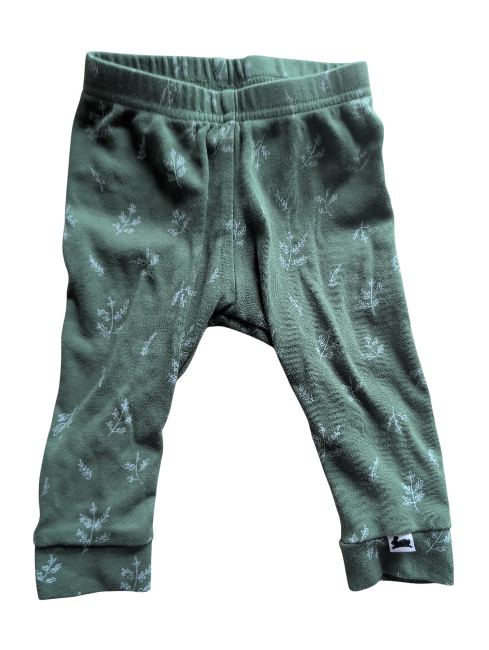 Little & Lively Green Pants Girls 0-3M