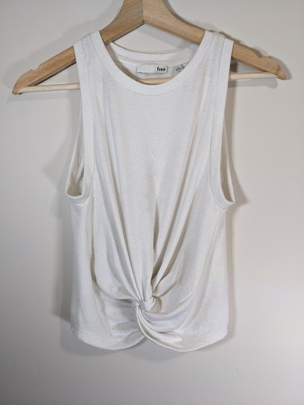 Wilfred Free White Tank - Small