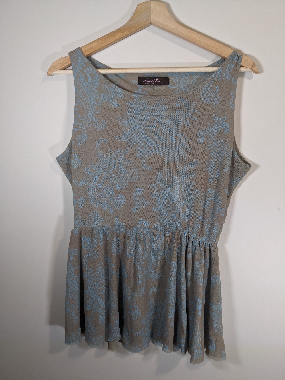 Sweet Pea Peplum Blouse - Medium