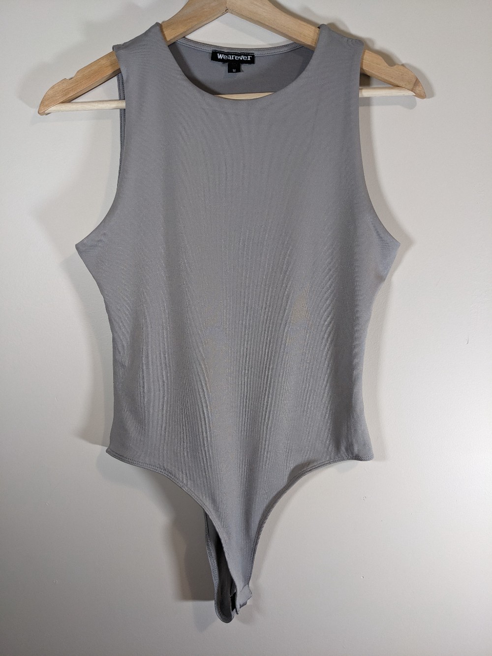 Wearever Grey Bodysuit - Medium