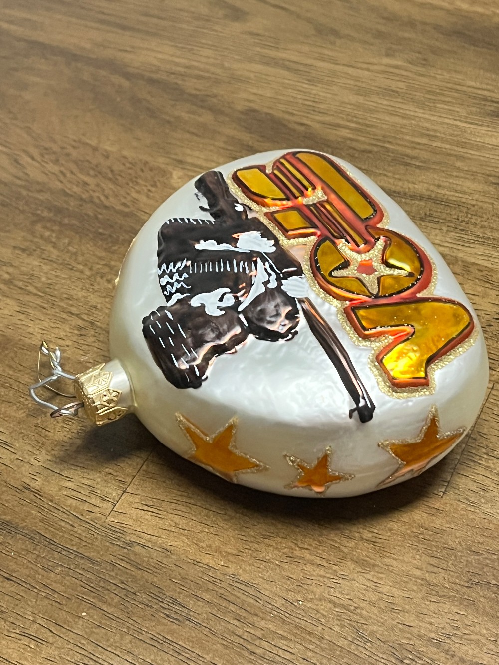 TT - Tennessee Vols Blowed Glass Ornament