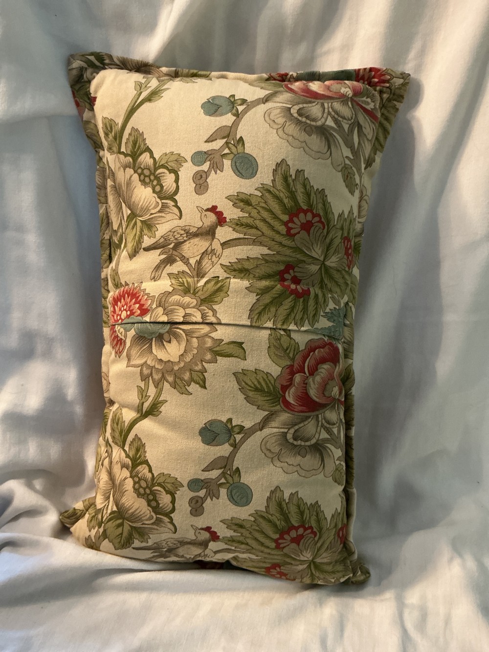 Decorative Pillow Bird & Birdcage