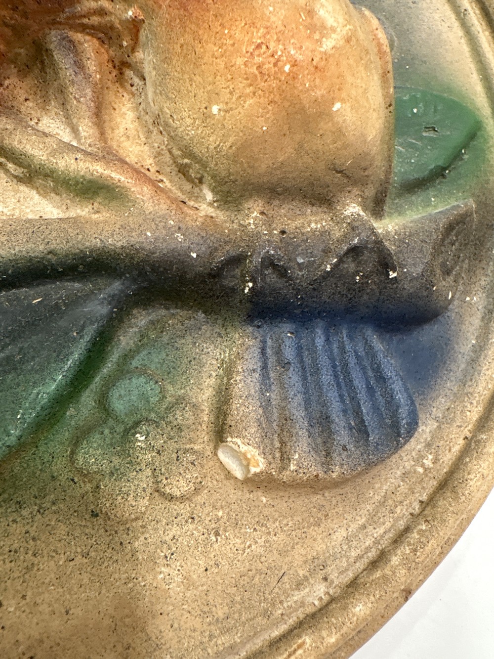 Bluebird chalkware Plaque