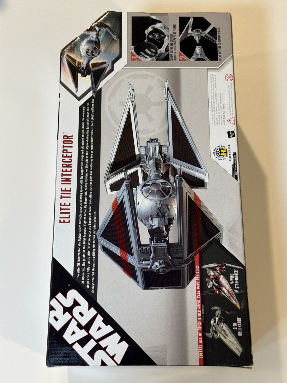 Star Wars Elite Tie Interceptor 30th Anniversary Toys R Us Exclusive