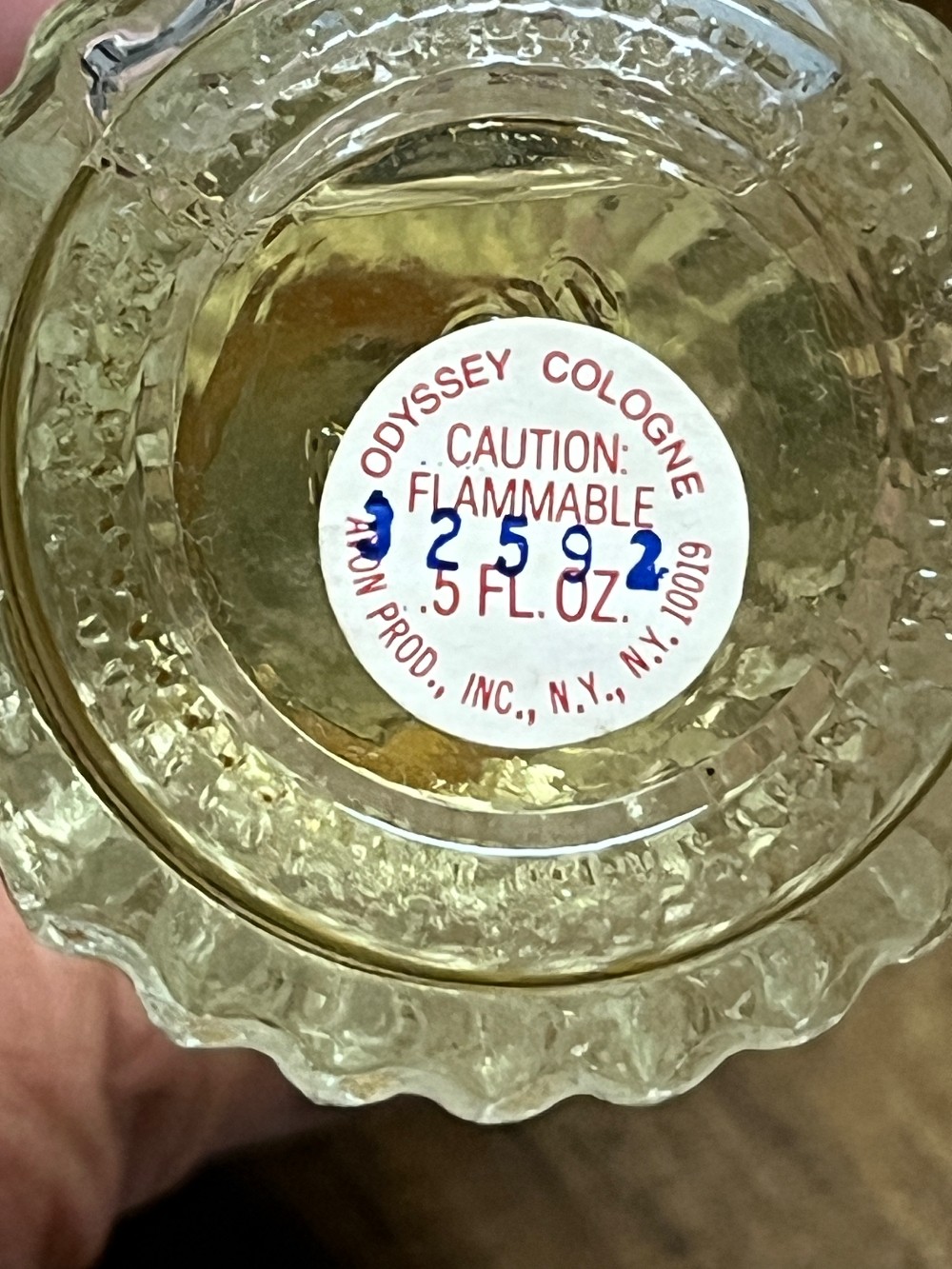 TT - Vintage Avon Odyssey Cologne Perfume - AS IS
