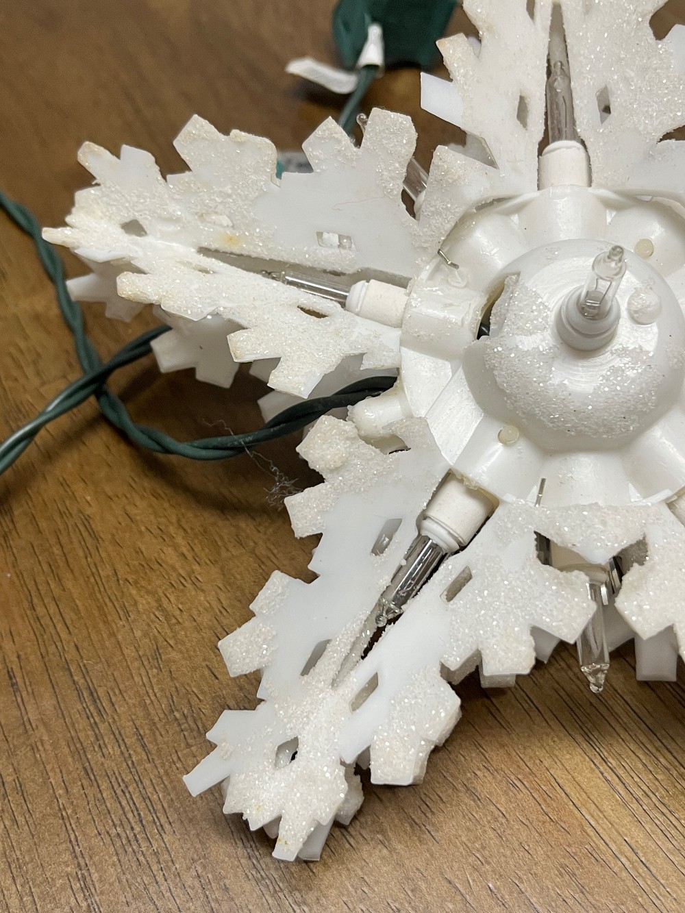 TT - Frosted Star Christmas Tree Topper