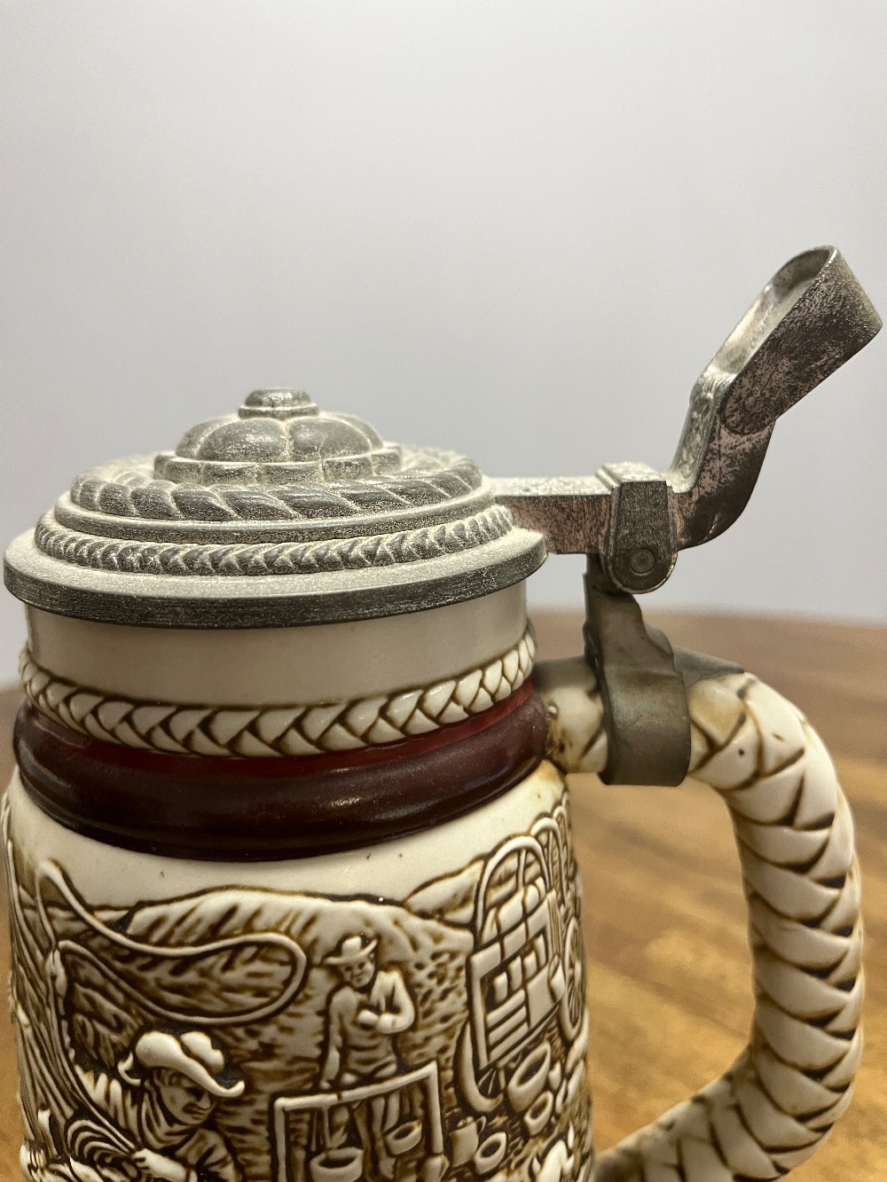 DELETE - TT - 1980 Avon Old West Ceramic Beer Stein