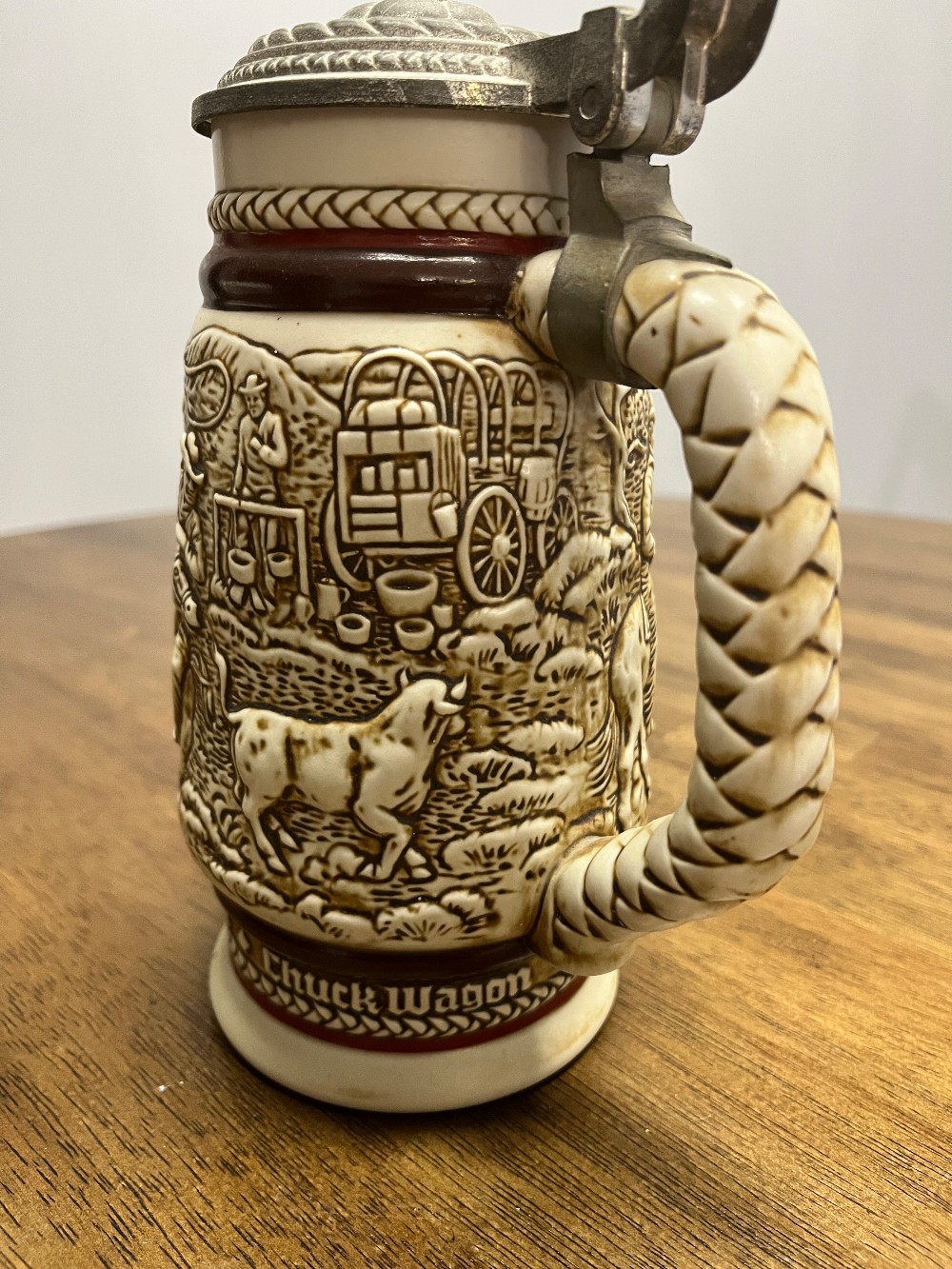 DELETE - TT - 1980 Avon Old West Ceramic Beer Stein