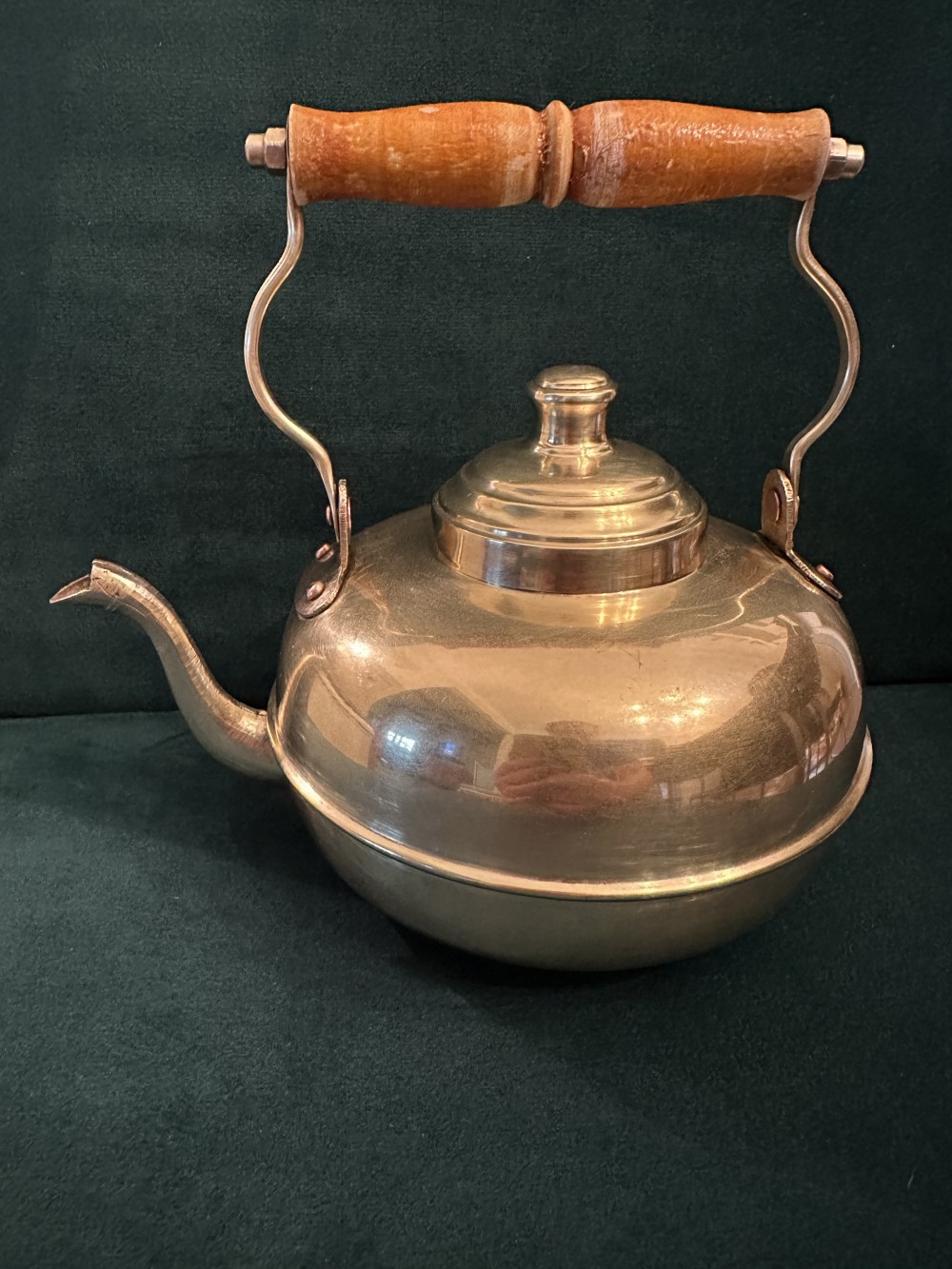 MB Vintage Brass Teapot