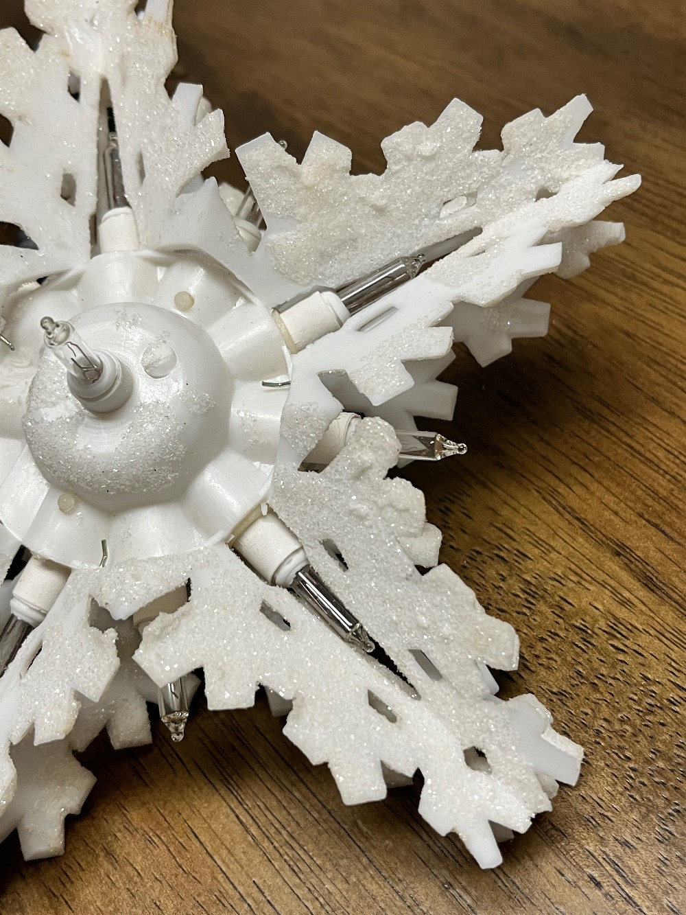 TT - Frosted Star Christmas Tree Topper