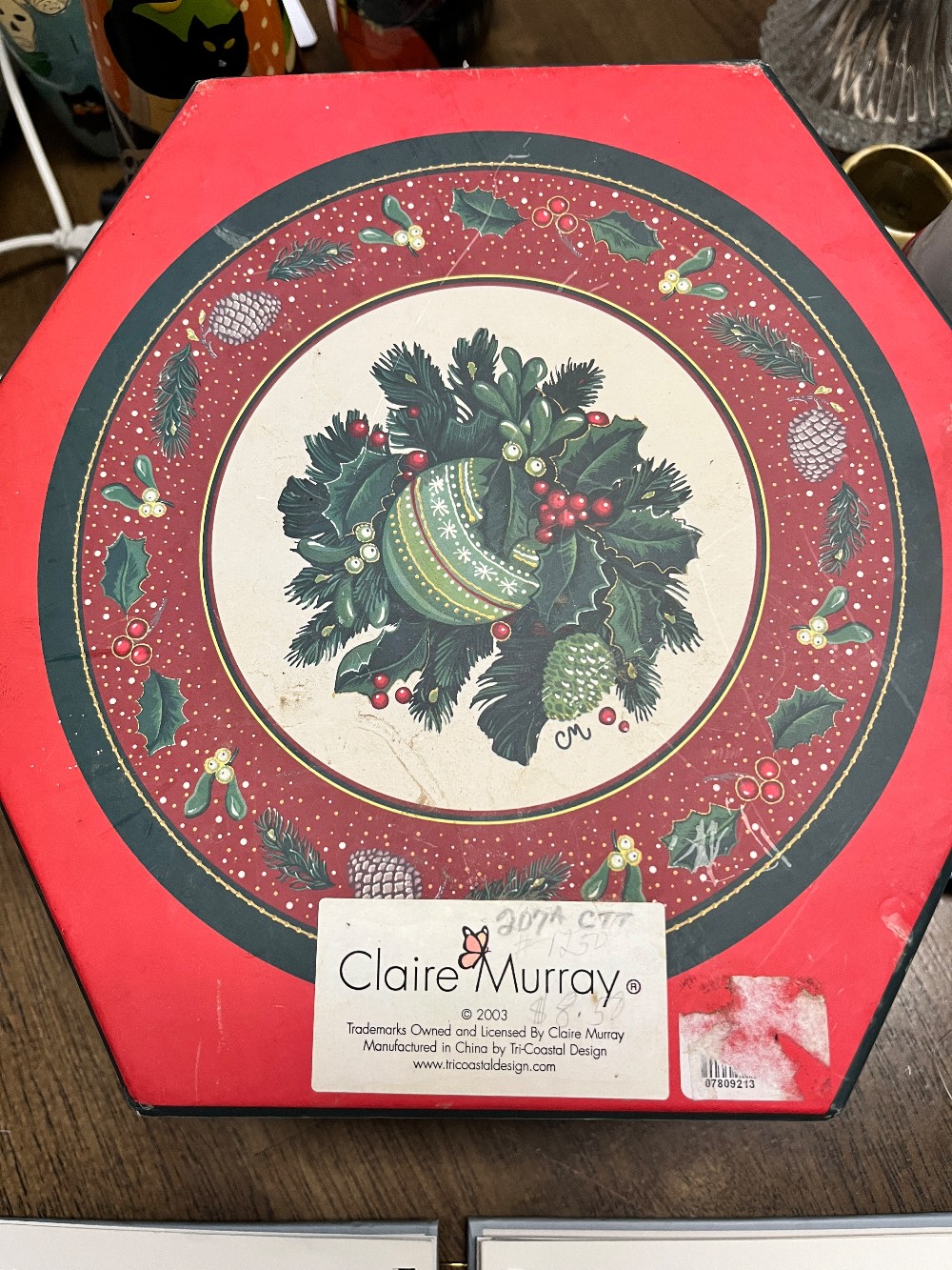 TT - Claire Murray Boxed Pattern Ornaments in Box