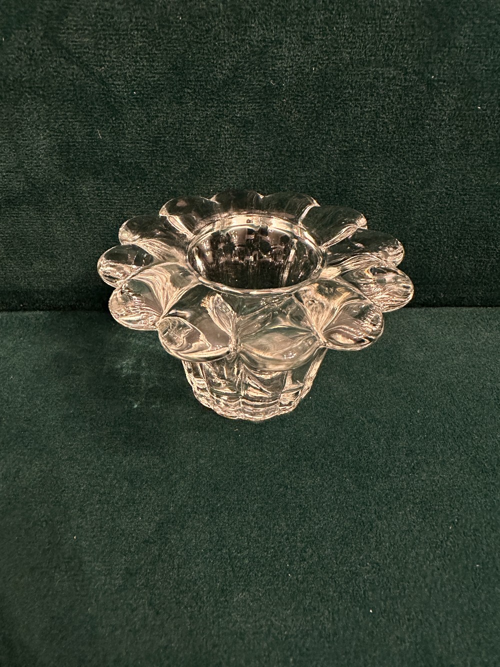MB Vintage Glass Taper/Votive Candle Holder