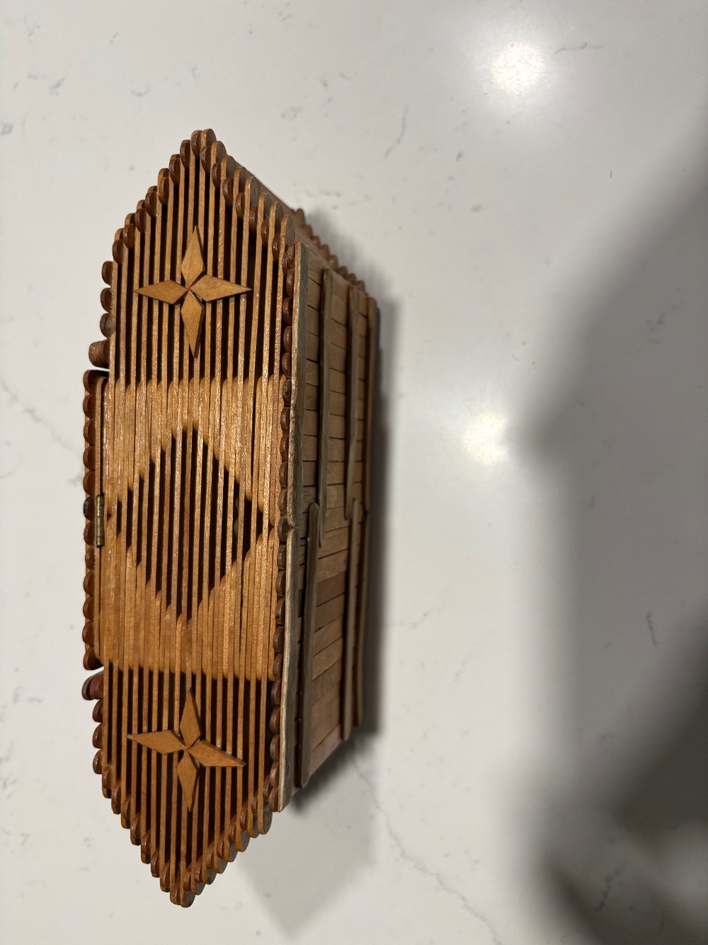 Vintage Tramp Art purse