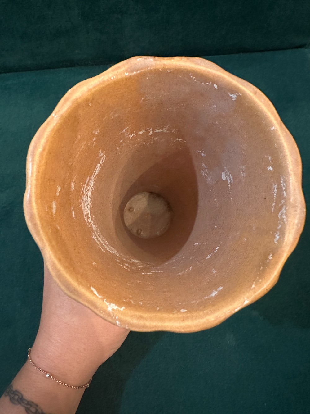 MB Vintage McCoy Pottery Upright Cornucopia