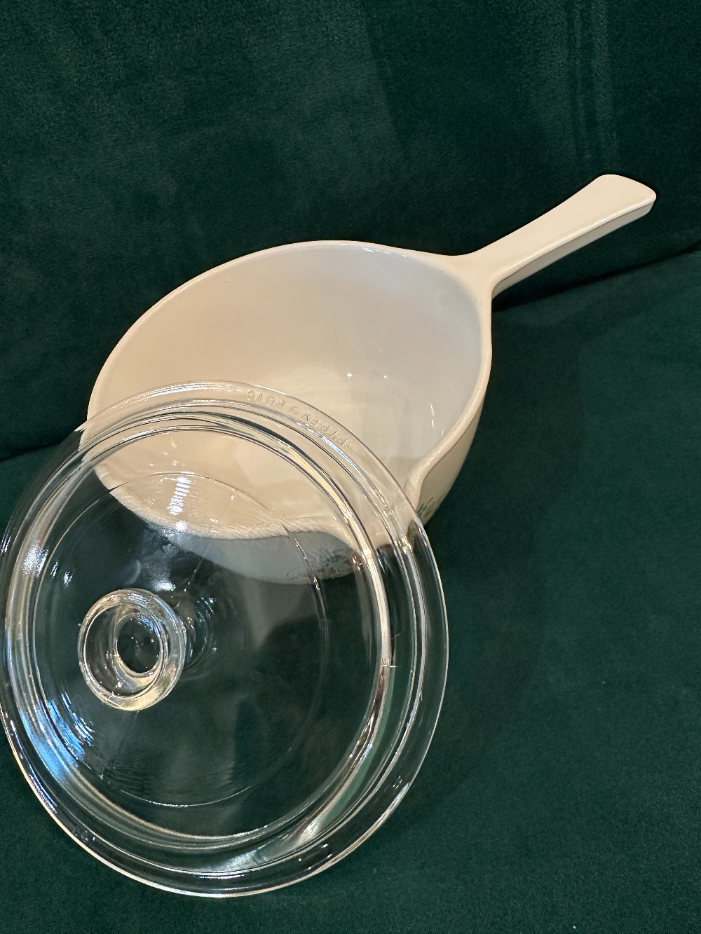 MB Vintage Corning Ware Wildflower 2.5 Cup Sauce Pan with Lid