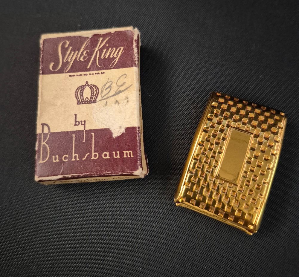 Vintage Style King Belt Buckle with Box