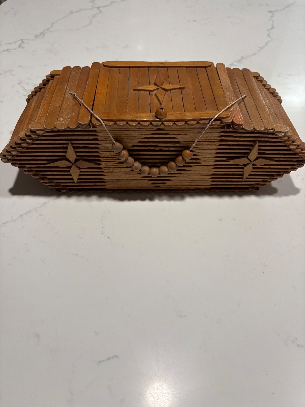 Vintage Tramp Art purse