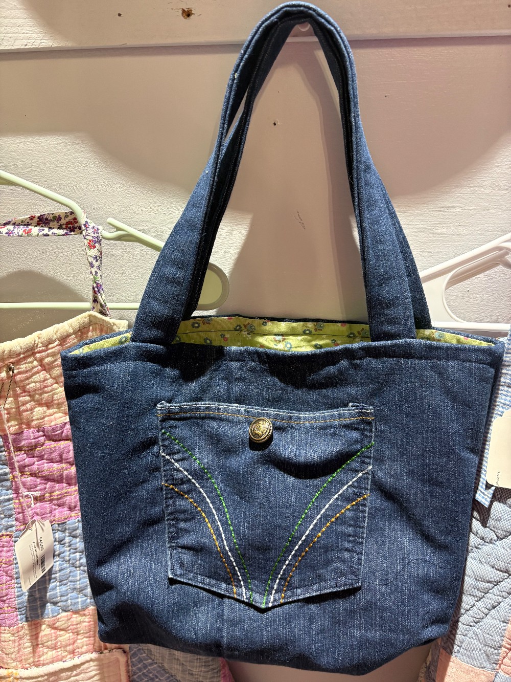 Denim tote