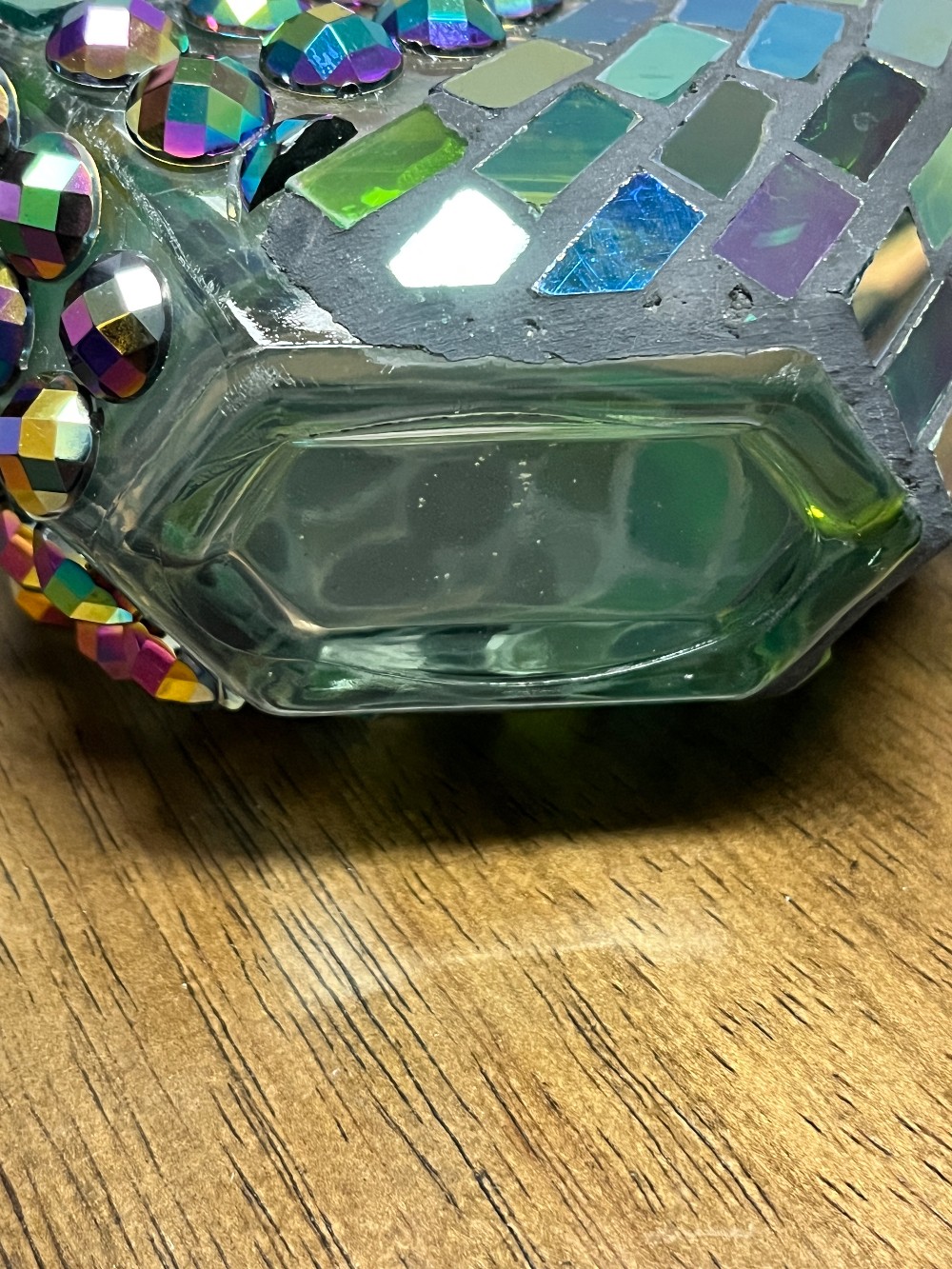 TT - Large Stained Glass Decanter