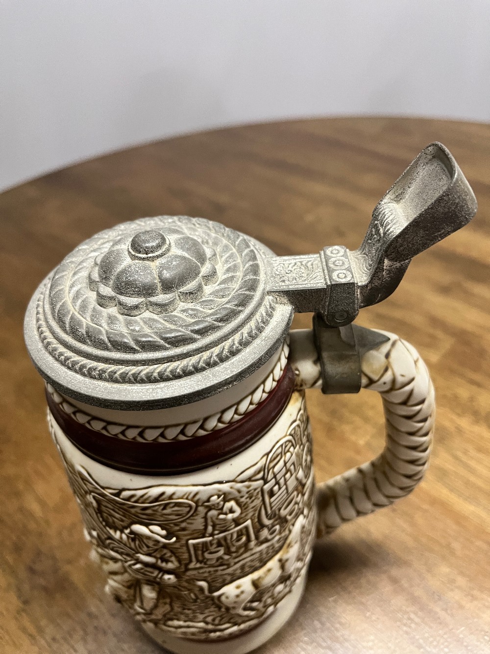 DELETE - TT - 1980 Avon Old West Ceramic Beer Stein