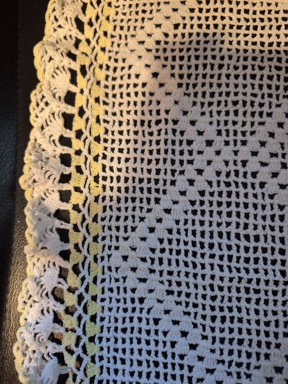 Vintage Small Crocheted Runner