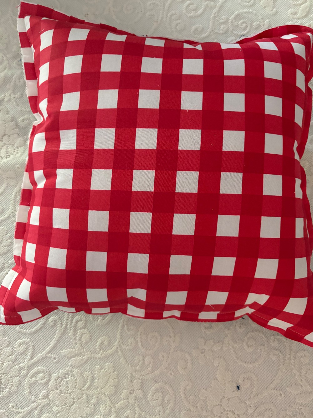 Patriotic cutter quilt pillow