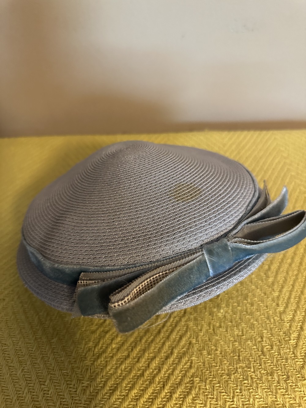 Vintage Hat-Pale Blue