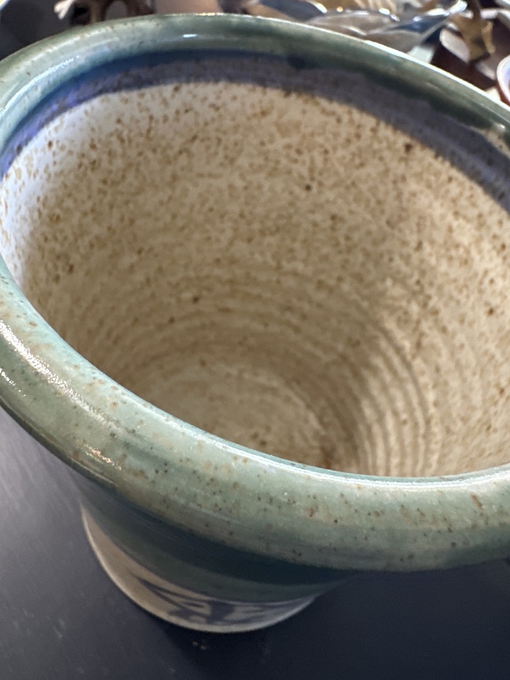 Studio pottery crock