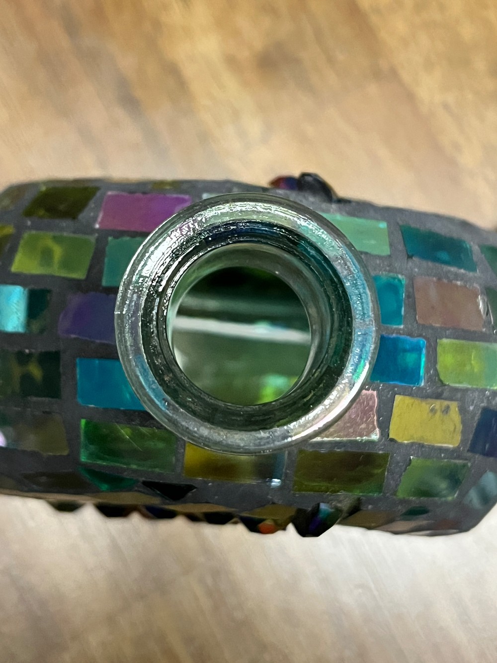 TT - Large Stained Glass Decanter
