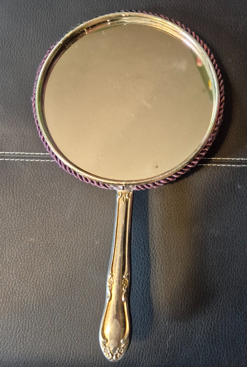 Vintage Jeweled Mirror