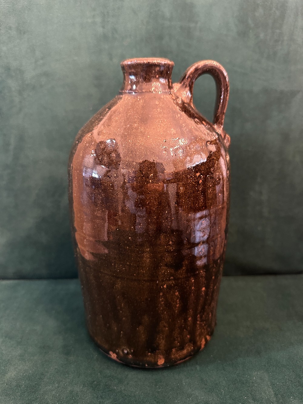 MB Handmade Pottery Brown Glazed Jug 10