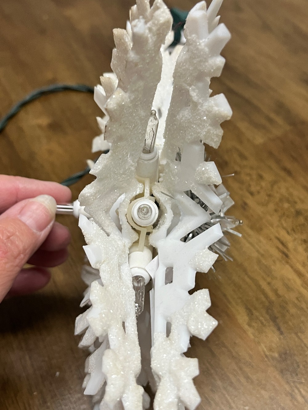 TT - Frosted Star Christmas Tree Topper