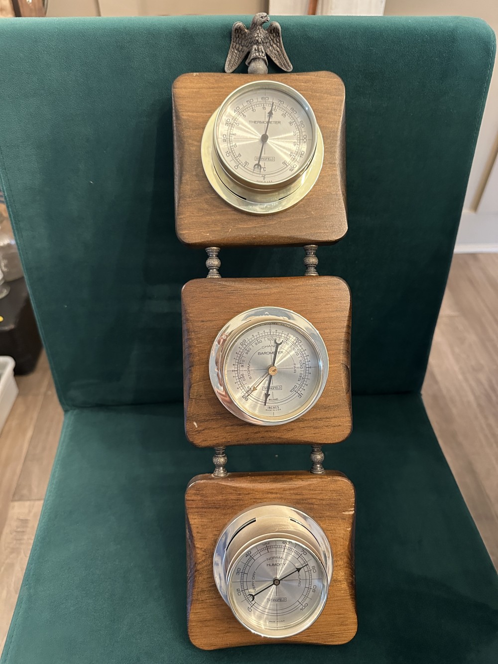 MB Vintage Springfield Instrument Co. MCM Weather Station