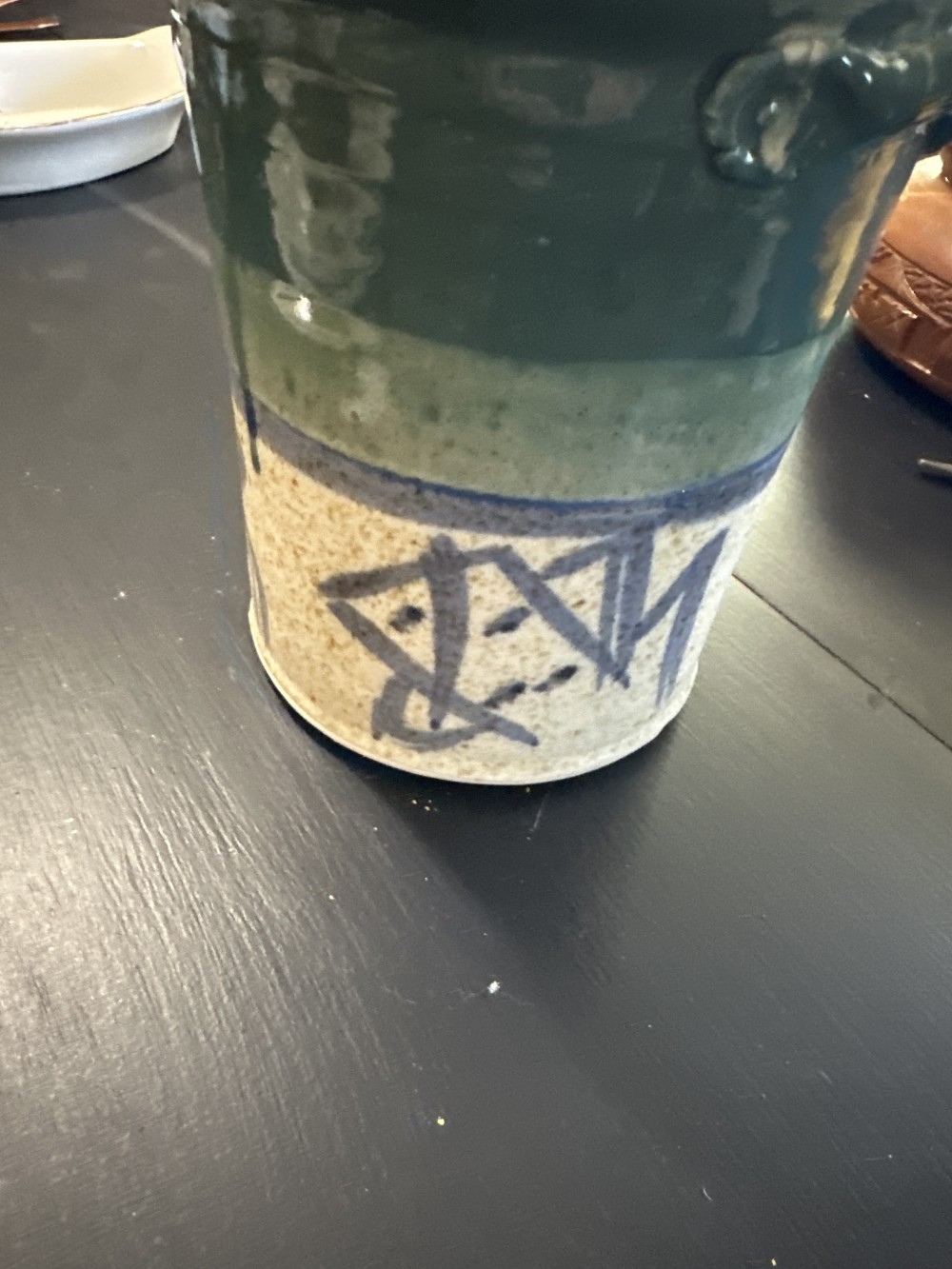 Studio pottery crock